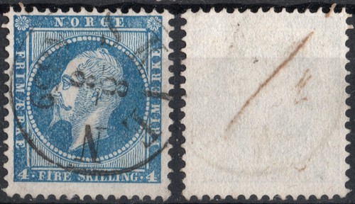 Norvegia 1856 nk 4 - norvegia, 1856-57