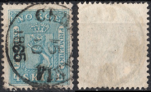Norvegia 1863 nk 4 - norvegia, 1863-66