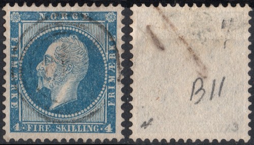Norvegia 1856 nk - b6-5,