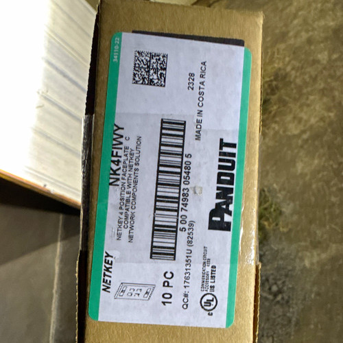 Panduit netkey nk4fiwy piastra - panduit,