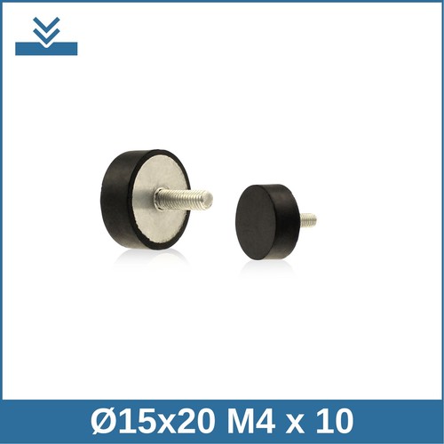 Tampone gomma ø15x20 - tampone, in